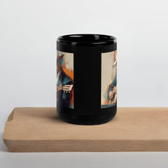 Shredding Showcase Black Glossy Mug - Beyond T-shirts