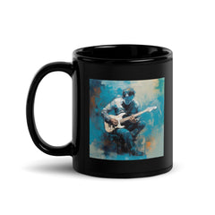 Shredding Solace Black Glossy Mug - Beyond T-shirts