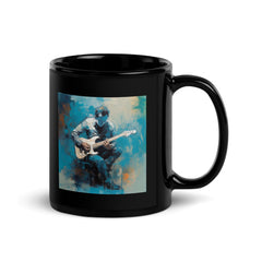 Shredding Solace Black Glossy Mug - Beyond T-shirts