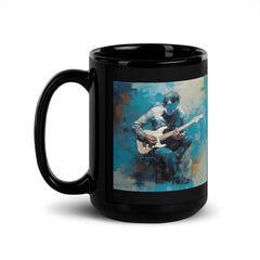 Shredding Solace Black Glossy Mug - Beyond T-shirts