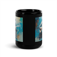 Shredding Solace Black Glossy Mug - Beyond T-shirts