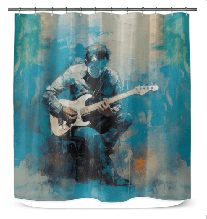 Shredding Solace Shower Curtain - Beyond T-shirts