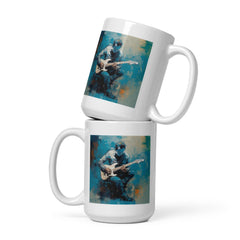 Shredding Solace White Glossy Mug - Beyond T-shirts