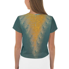 Shredding Symphony All-Over Print Crop Tee - Beyond T-shirts