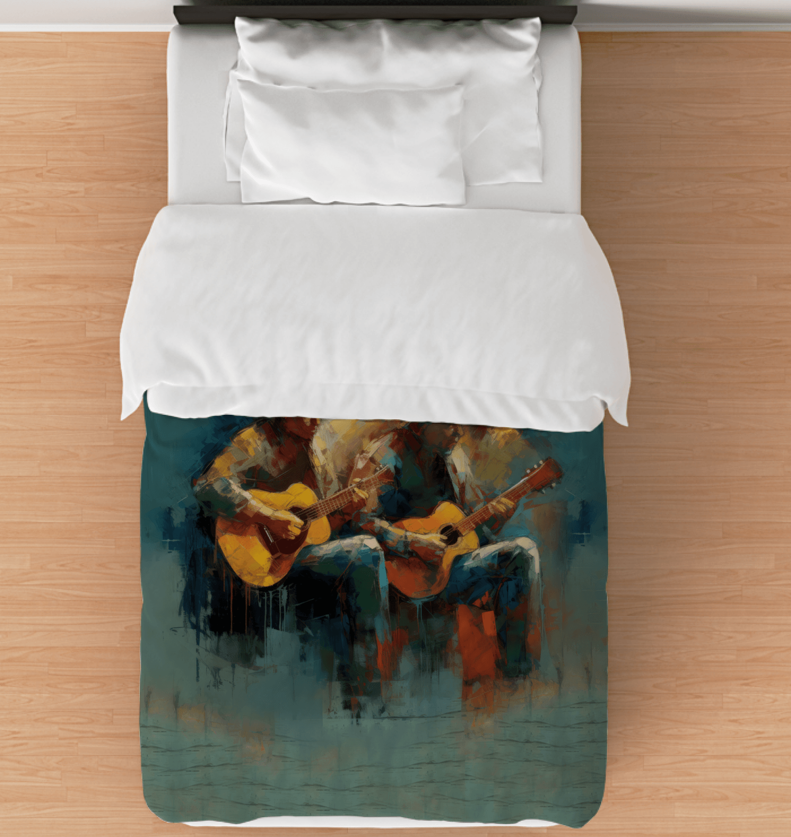 Shredding Symphony Comforter - Twin - Beyond T-shirts