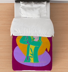 Singing Girl Comforter - Twin - Beyond T-shirts