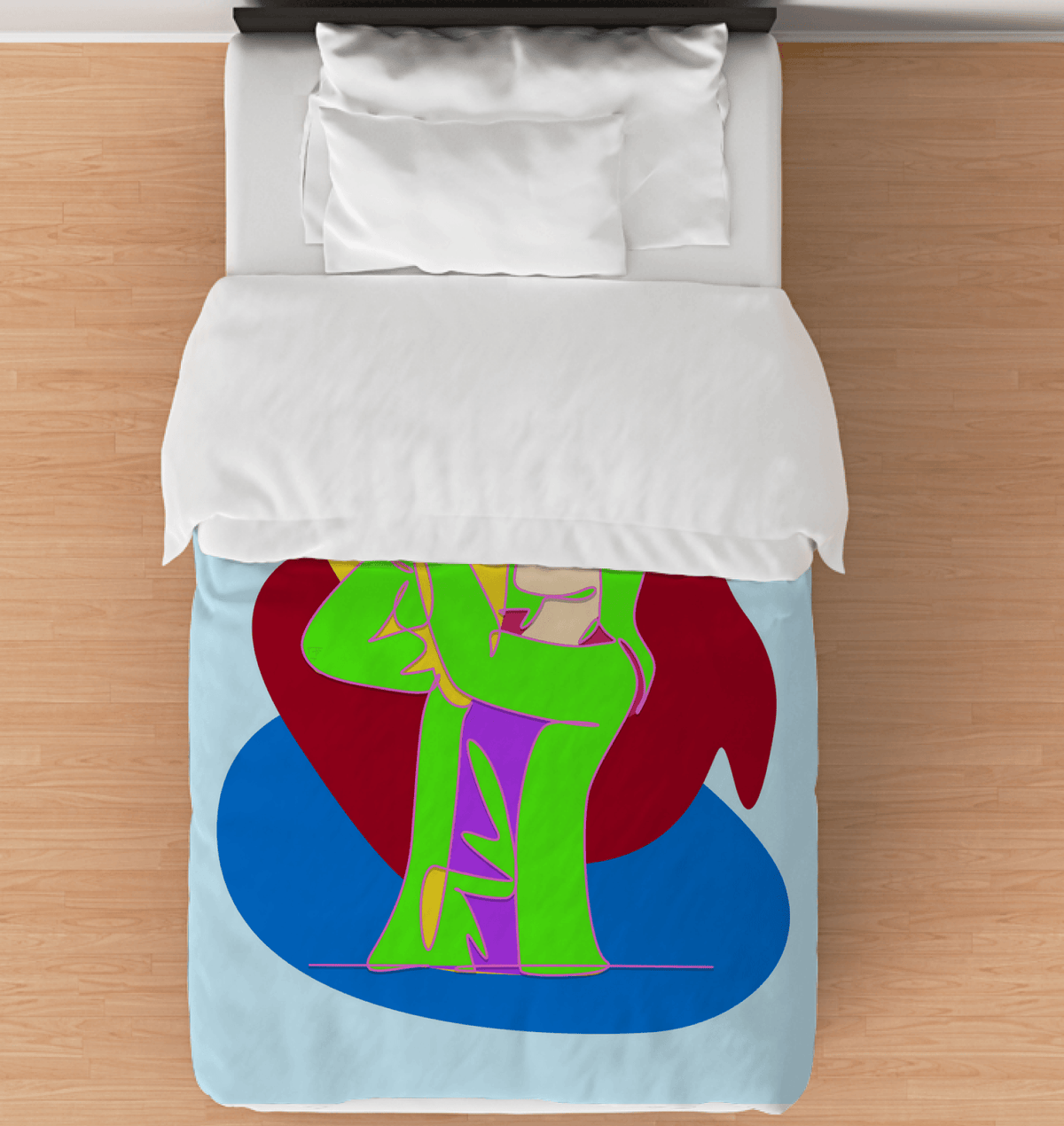 Singing Girl Comforter - Twin - Beyond T-shirts