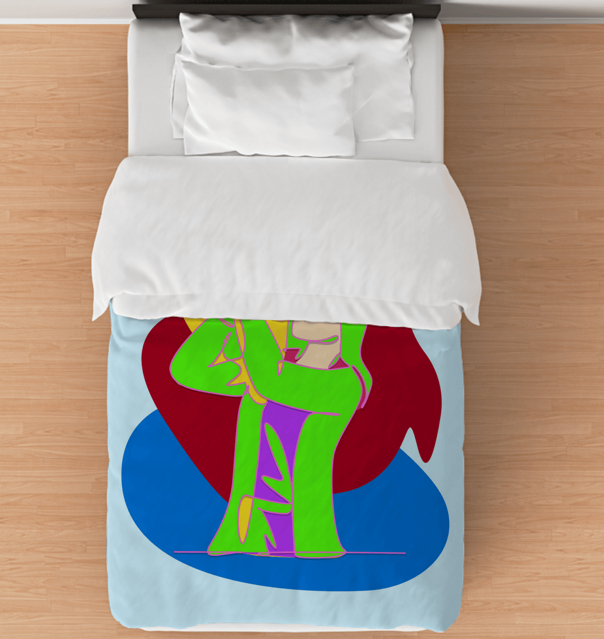 Singing Girl Duvet Cover - Beyond T-shirts