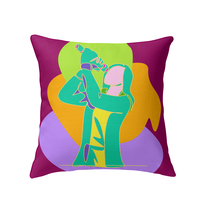 Singing Girl Indoor Pillow - Beyond T-shirts