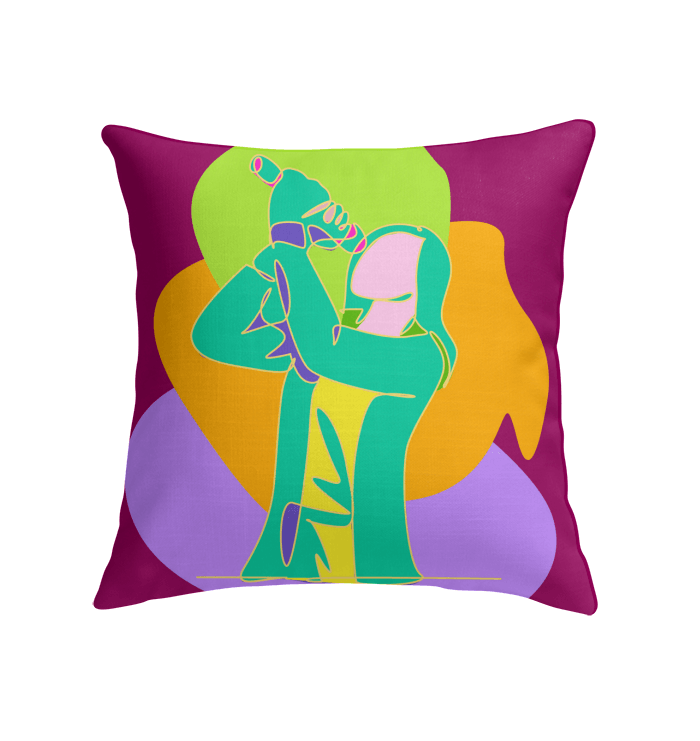 Singing Girl Indoor Pillow - Beyond T-shirts