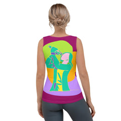 Singing Girl Sublimation Cut & Sew Tank Top - Beyond T-shirts