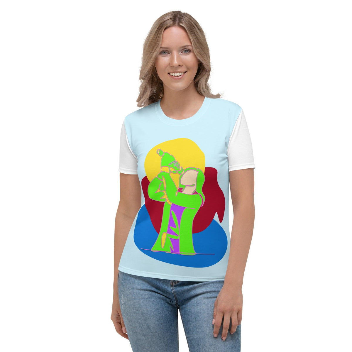 Singing Girl Women's T-Shirt Front View