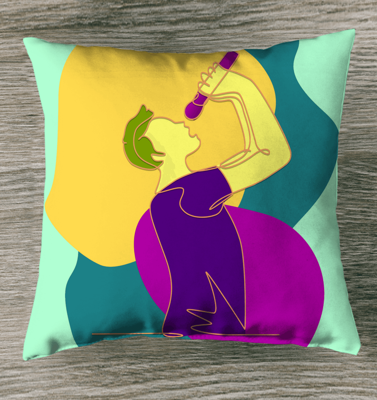 Singing Guy Indoor Pillow - Beyond T-shirts