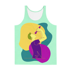 Singing Guy Unisex Tank Top - Front View
