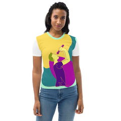 Singing Guy Women's T-Shirt Front View