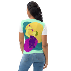 Singing Guy Women's T-Shirt Back View