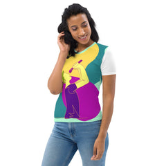 Singing Guy Women's T-Shirt Side View