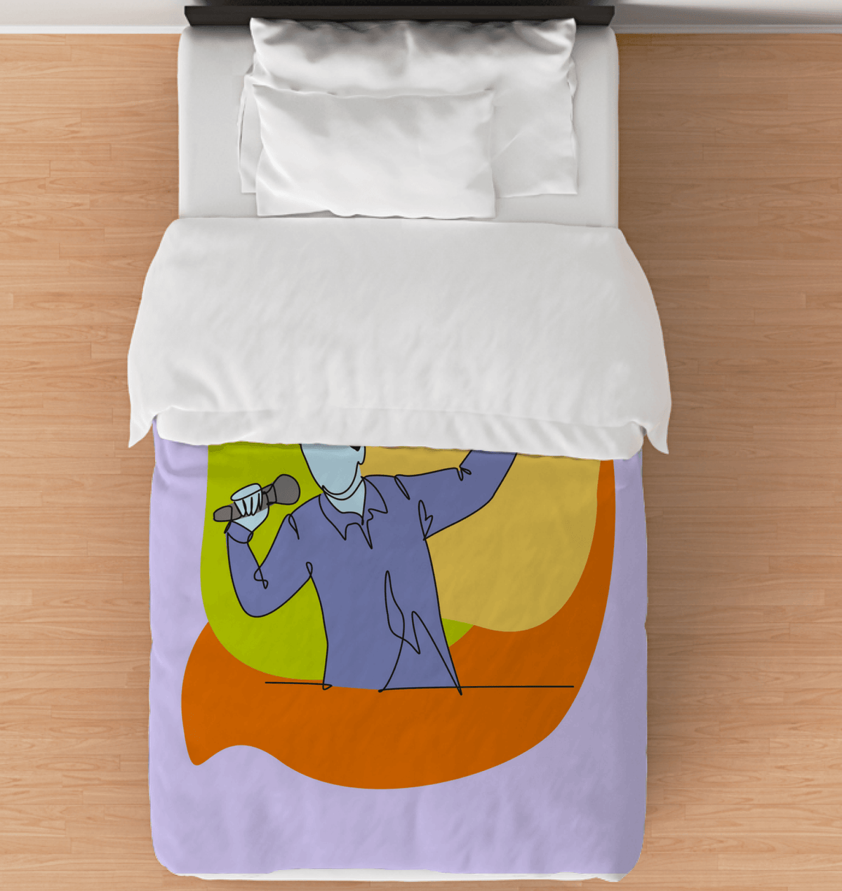 Singing Man Comforter - Twin - Beyond T-shirts