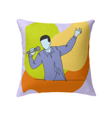 Singing Man Indoor Pillow - Beyond T-shirts