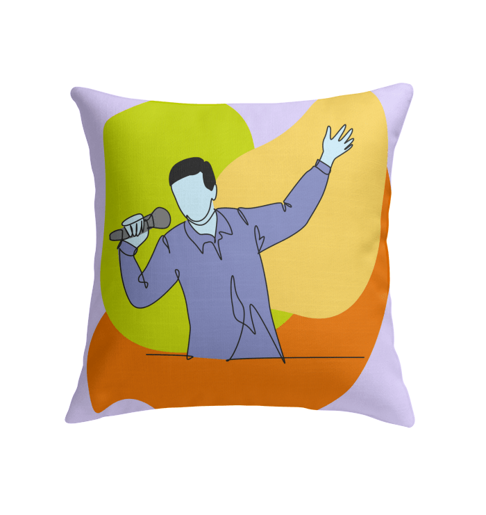 Singing Man Indoor Pillow - Beyond T-shirts