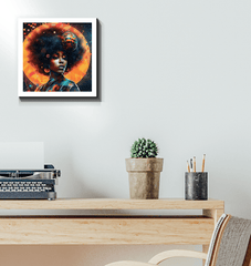 Sketch Savvy Canvas in a modern living room.