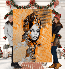 Sketch Symmetry Sherpa Blanket - Beyond T-shirts