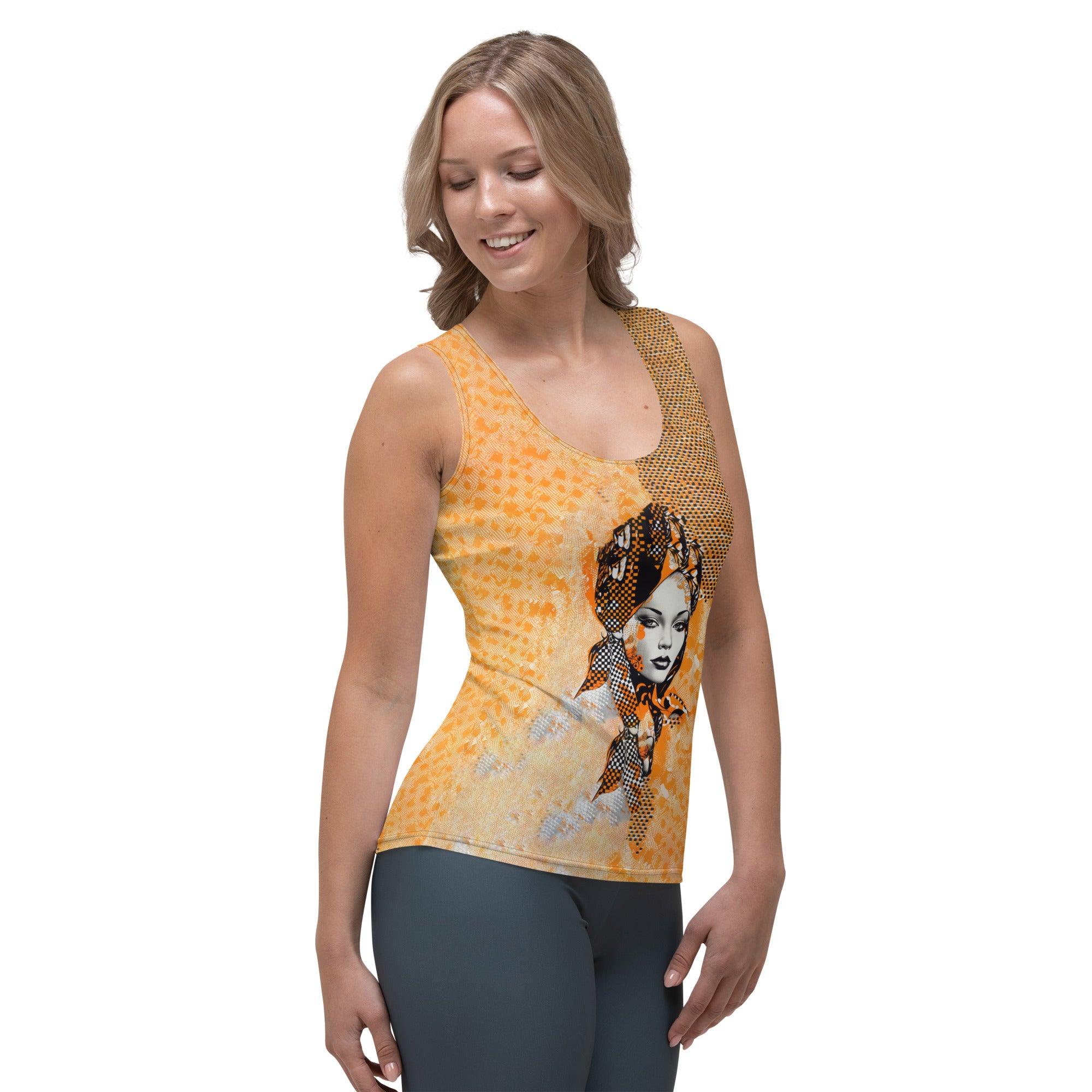 Sketch Symmetry Sublimation Cut & Sew Tank Top - Beyond T-shirts