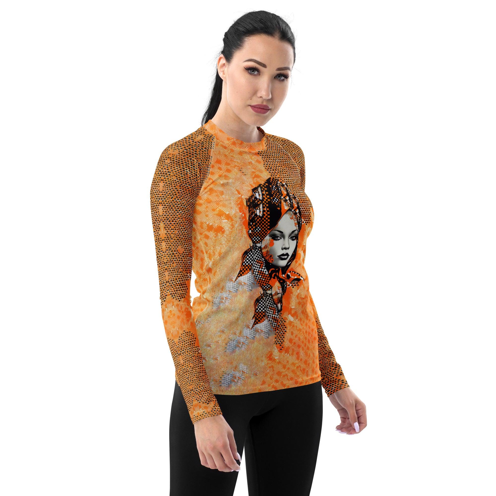 Sketch Symmetry Women's Rash Guard - Beyond T-shirts