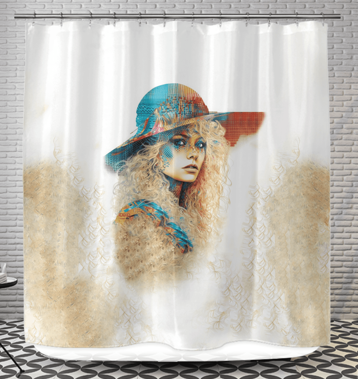 Sketchbook Sensation II Shower Curtain - Beyond T-shirts