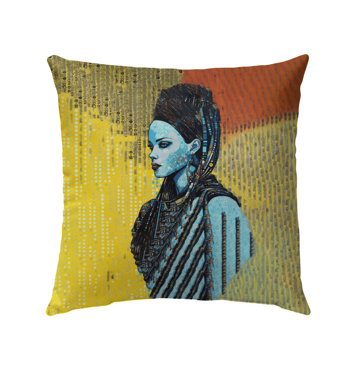 Sketchbook Sensation Outdoor Pillow - Front View