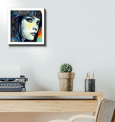 Tranquil sketching canvas for living room.