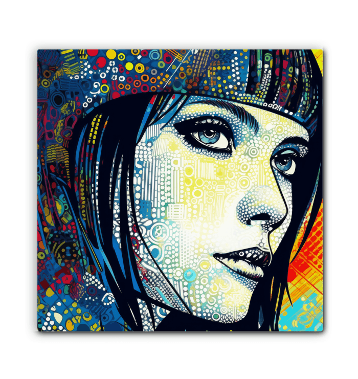 Serenity themed art on wrapped canvas.
