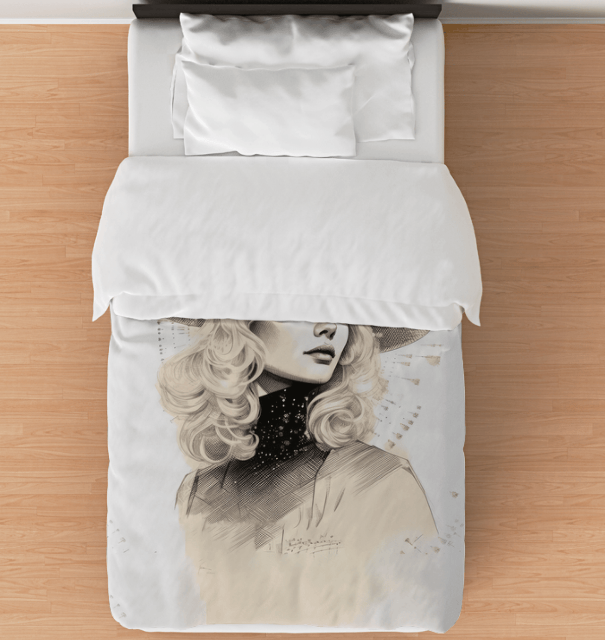 Sketching Spirit Duvet Cover - Bedding