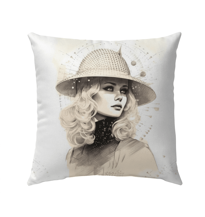 Sketching Spirit Outdoor Pillow - Beyond T-shirts