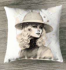 Sketching Spirit Outdoor Pillow - Beyond T-shirts