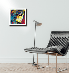 Modern Sketch Art Wrapped Canvas Display.