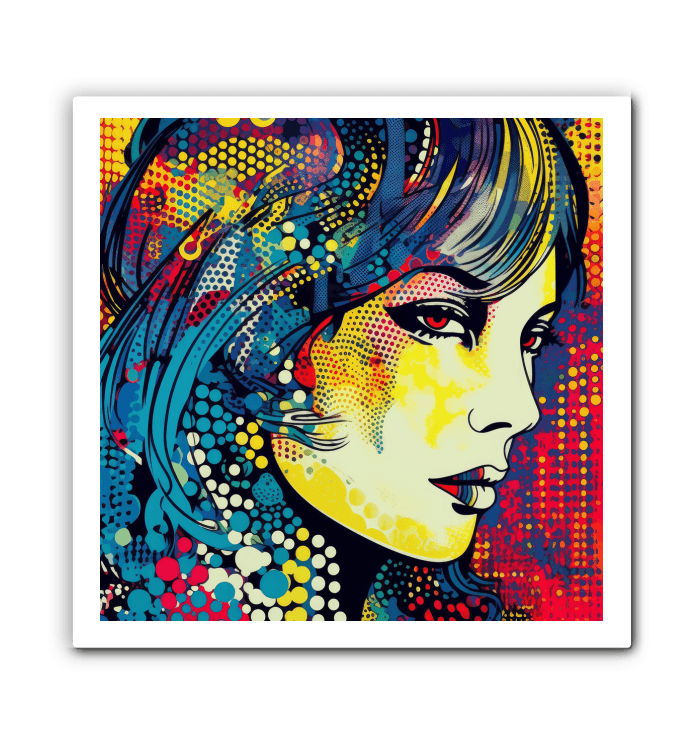 Sketching Art Canvas in Stylish Frame.