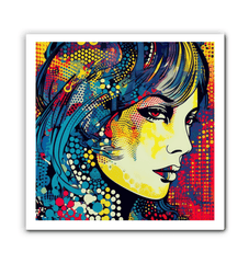 Sketching Art Canvas in Stylish Frame.