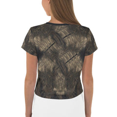 Sketching Success All-Over Print Crop Tee - Beyond T-shirts