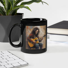 Sonic Serenade Black Glossy Mug - Beyond T-shirts