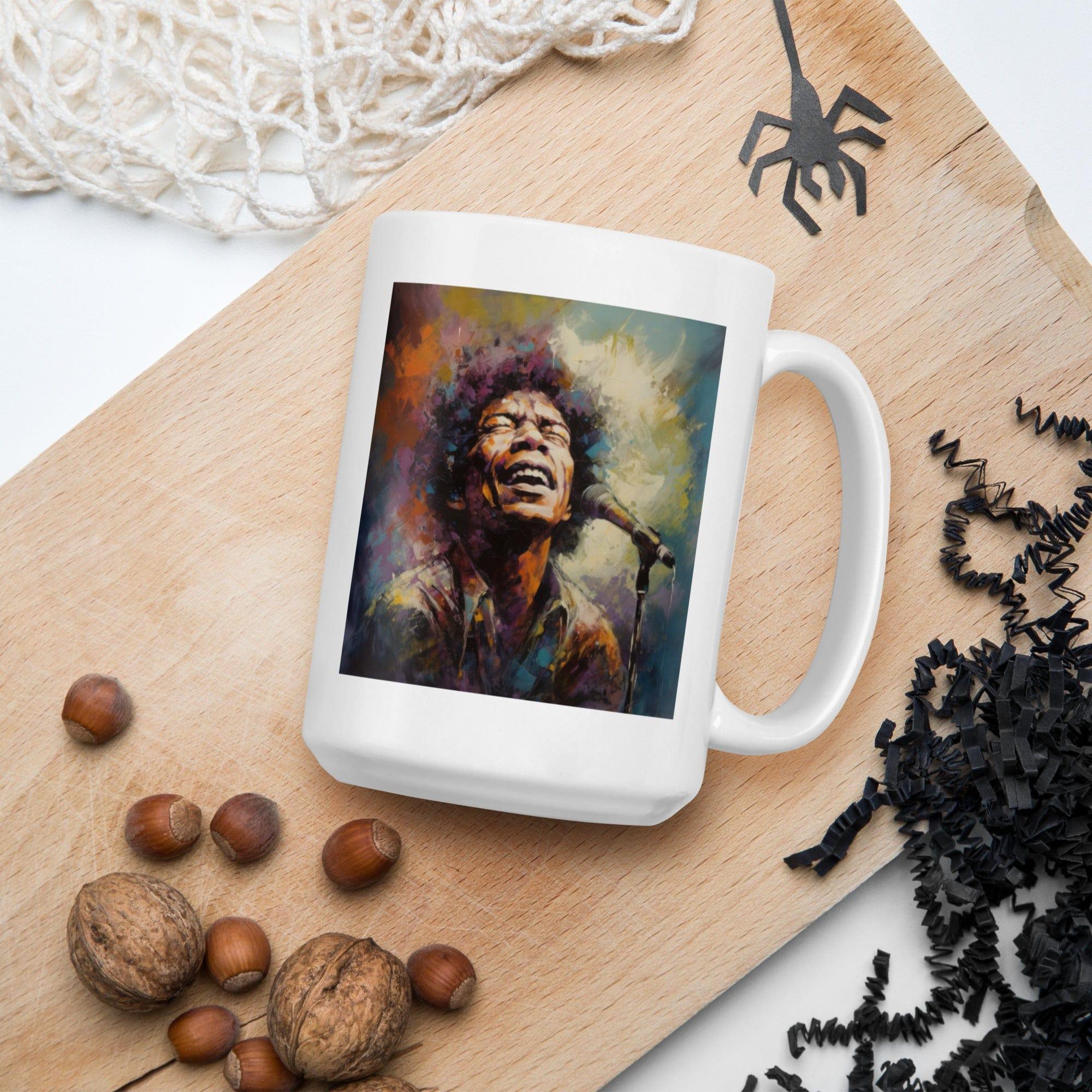 Sonic Spirit White glossy mug - Beyond T-shirts