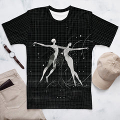 Sophisticated men's balletic style T-shirt in elegant design