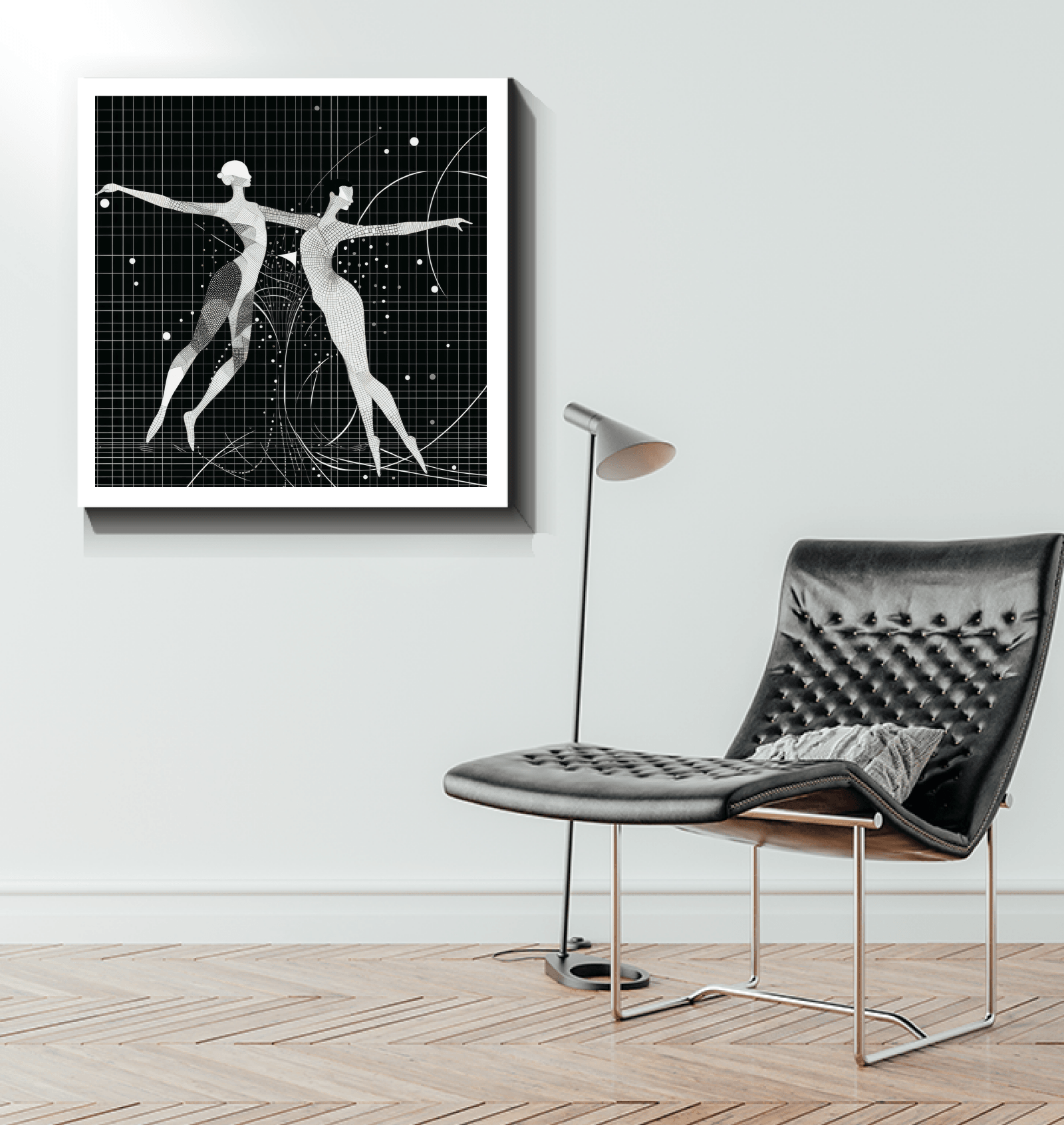 Elegant Balletic Style Canvas Art