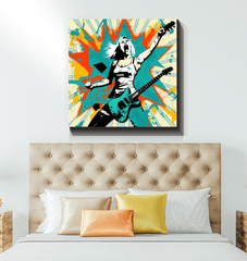Soul stirring guitar riffs wrapped canvas - Beyond T-shirts