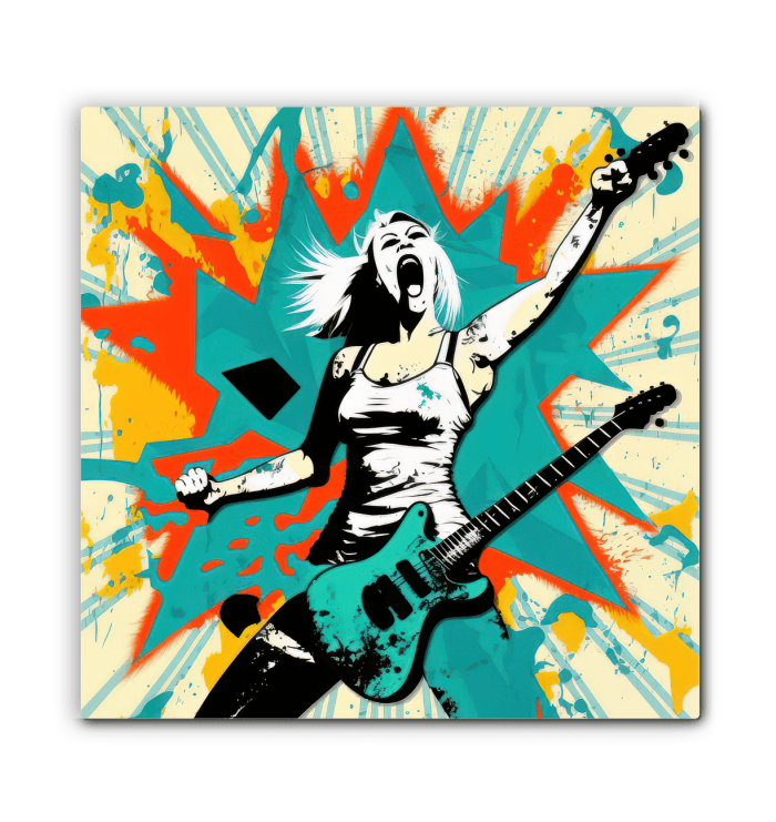 Soul stirring guitar riffs wrapped canvas - Beyond T-shirts
