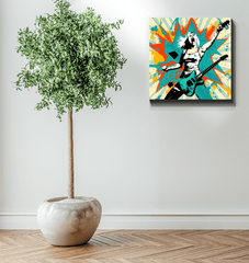 Soul stirring guitar riffs wrapped canvas - Beyond T-shirts