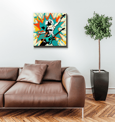 Soul stirring guitar riffs wrapped canvas - Beyond T-shirts
