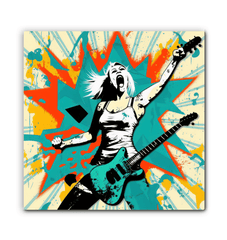 Soul stirring guitar riffs wrapped canvas - Beyond T-shirts