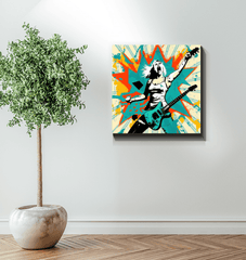Soul stirring guitar riffs wrapped canvas - Beyond T-shirts