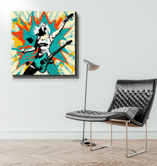 Soul stirring guitar riffs wrapped canvas - Beyond T-shirts